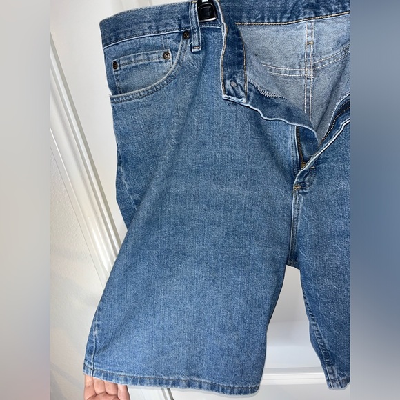 Wrangler Men’s Relaxed Fit American Stonewashed Premium Quality Jean Shorts Sz46 - Picture 8 of 12